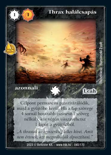 Thrax halálcsapás