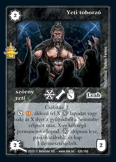 Yeti toborzó