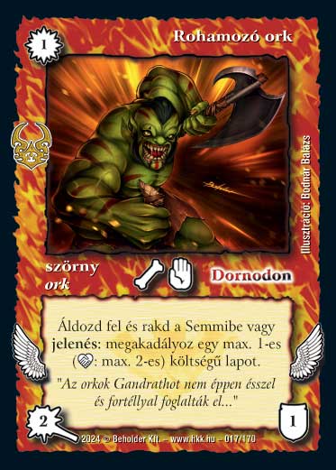 Rohamozó ork