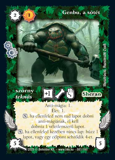 Genbu, a sötét
