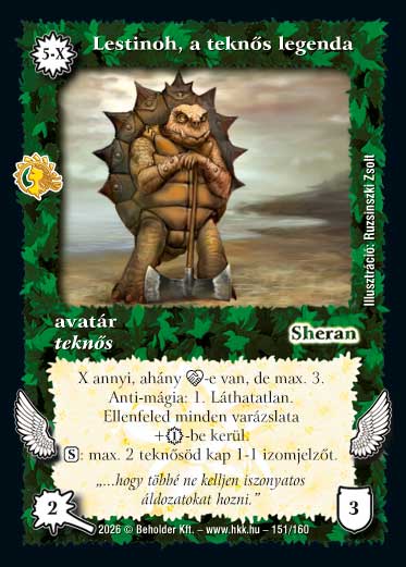 Lestinoh, a teknős legenda
